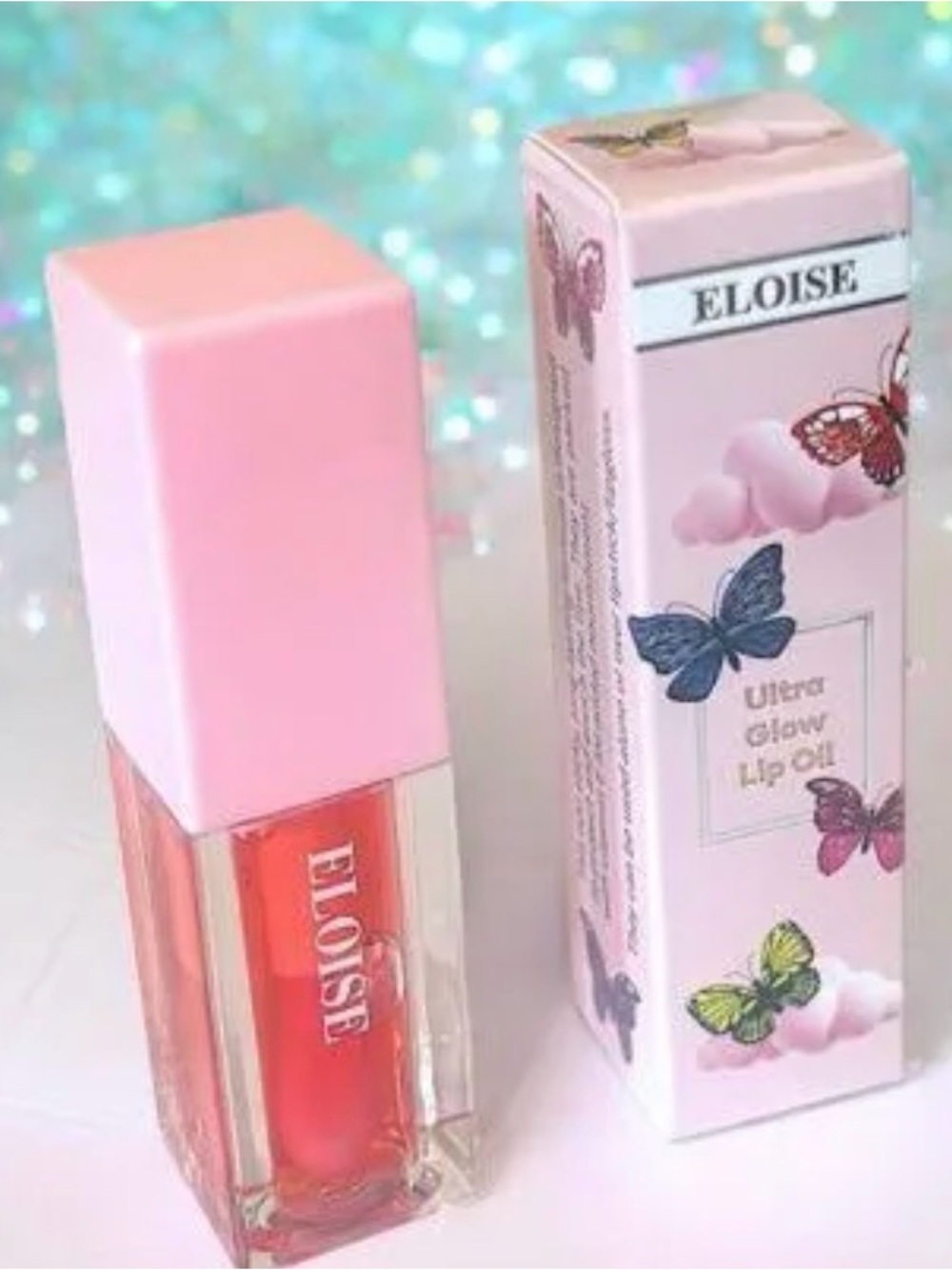 Pink Ultra Glow Lip Oil - Hydrating Ruby Shine